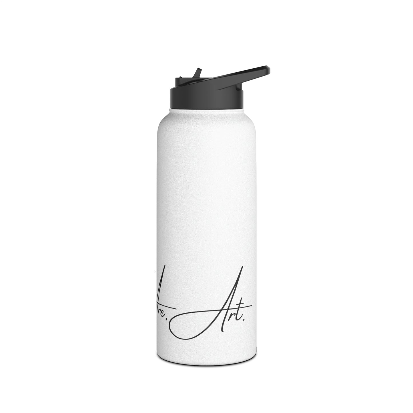 "You. Are. Art." Stainless Steel Water Bottle, Standard Lid