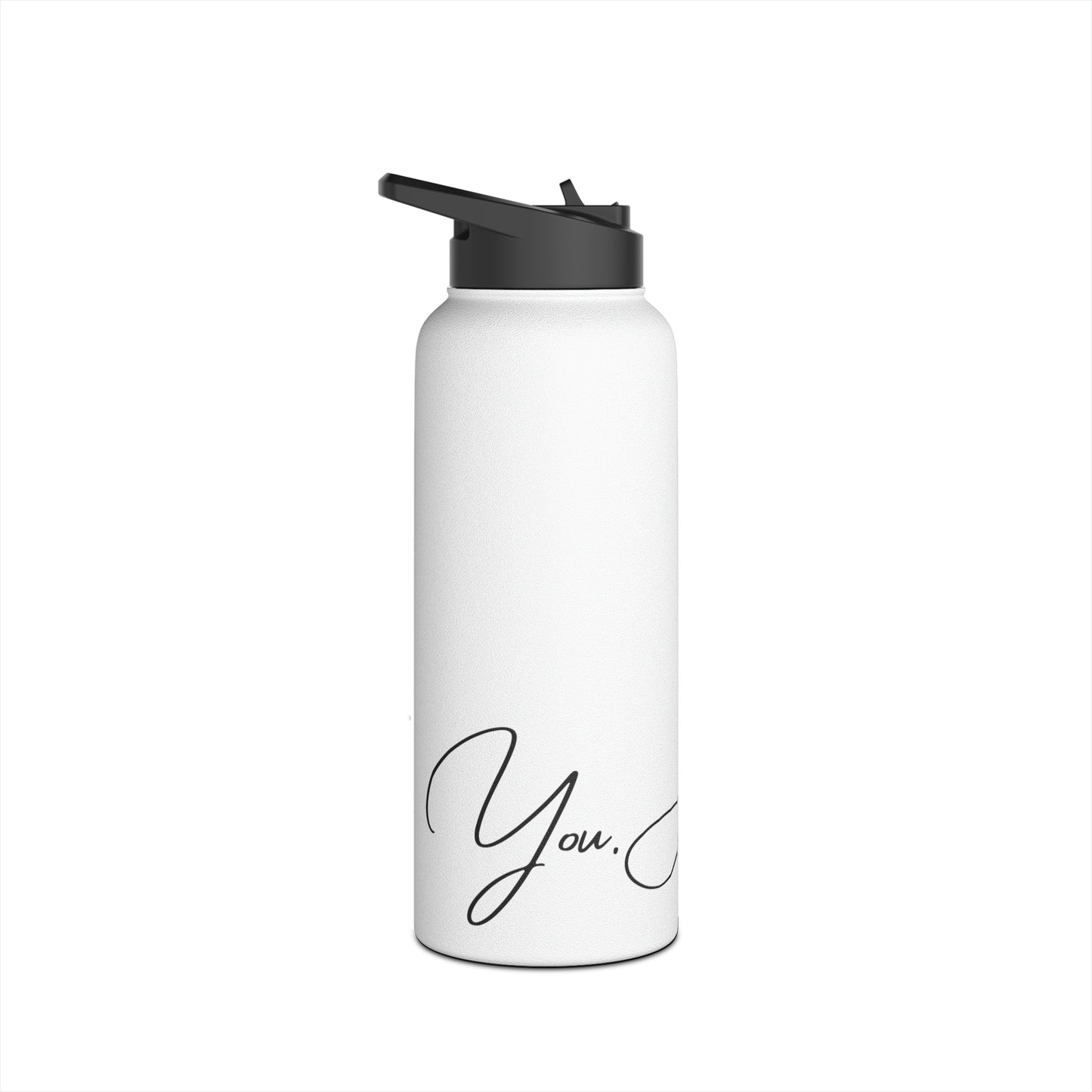 "You. Are. Art." Stainless Steel Water Bottle, Standard Lid