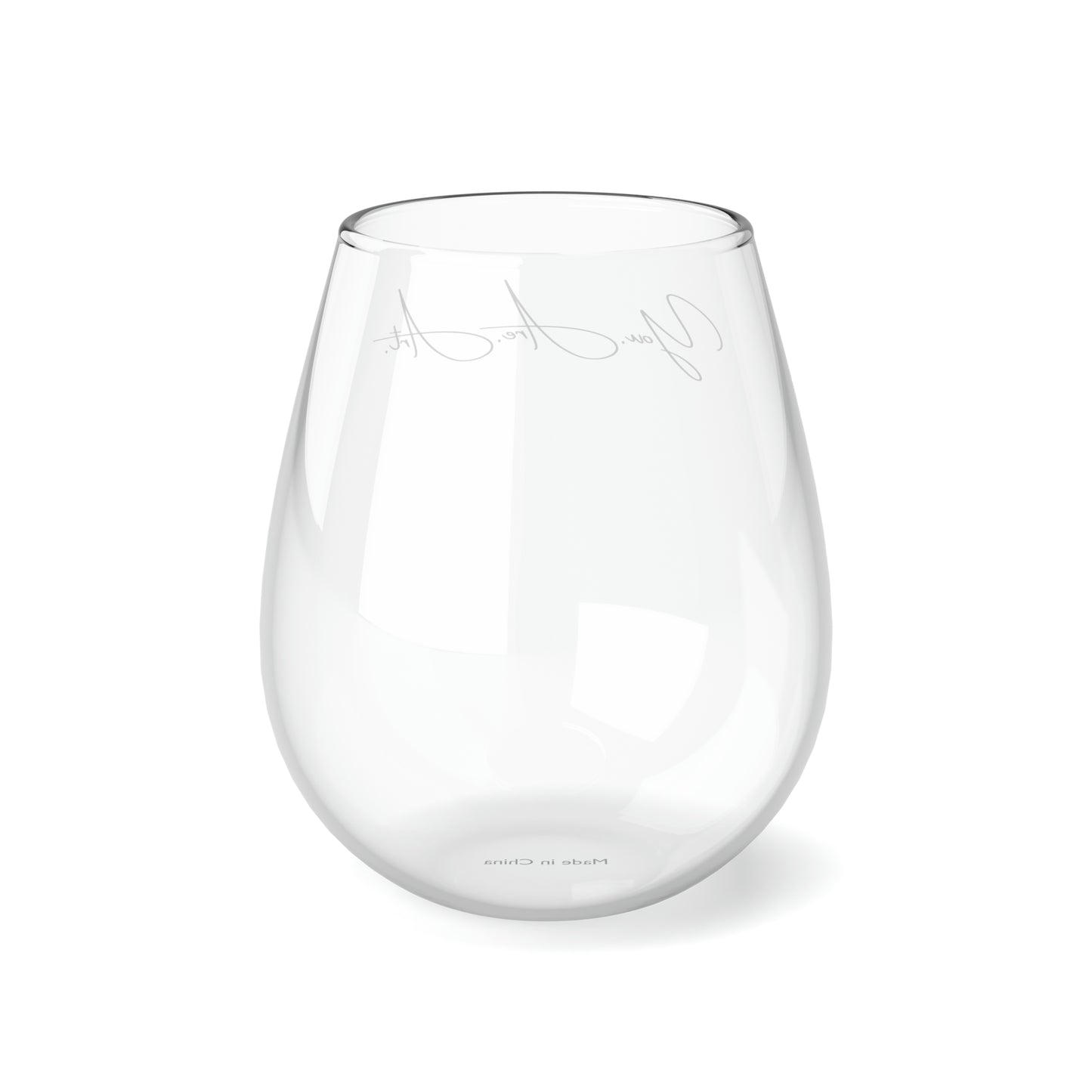 "You Are Art" Stemless Wine Glass, 11.75oz