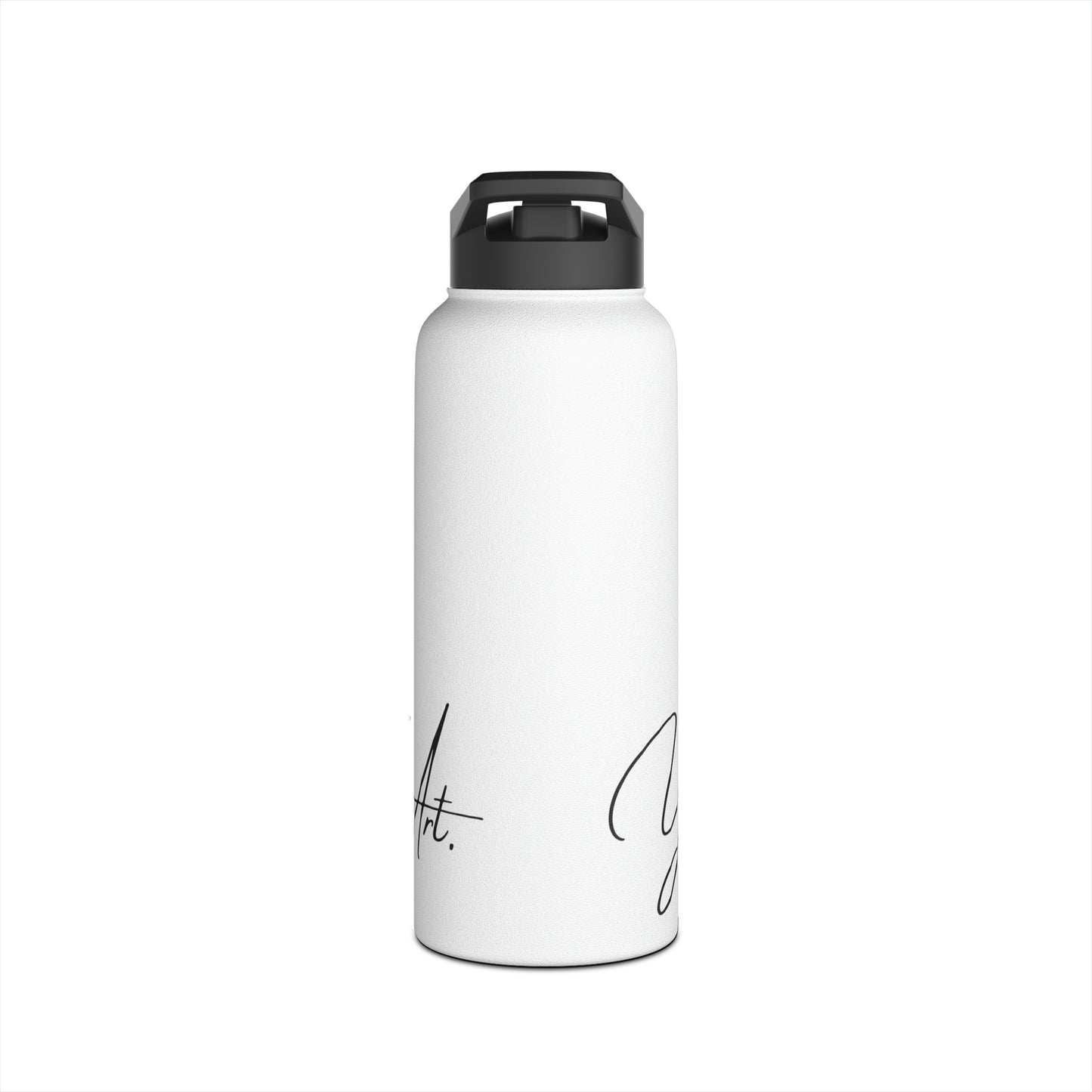 "You. Are. Art." Stainless Steel Water Bottle, Standard Lid